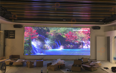广州水利厅户内LED显示屏项目