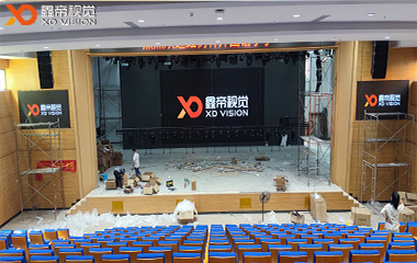 深圳红树林外国语小学LED舞台屏项目