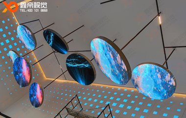 中国万科集团LED圆形屏项目