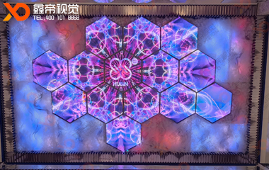 杭州湖滨88商场六边形LED屏项目