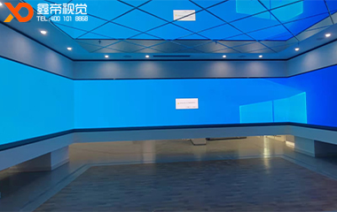 深圳生命科学园LED创意三折幕项目