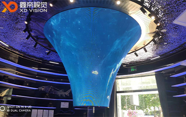 北京天下一品LED喇叭屏项目